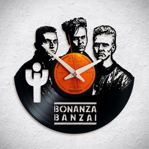 Bonanza Banzai - Bakelit falióra, Otthon & Lakás, Dekoráció, Fali és függő dekoráció, Falióra & óra, Újrahasznosított alapanyagból készült termékek, MESKA