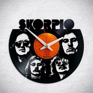 Skorpió együttes - Bakelit falióra, Otthon & Életmód, Dekoráció, Fali és függő dekoráció, Falióra & óra, Újrahasznosított alapanyagból készült termékek, MESKA