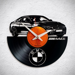 BMW M440i  - Bakelit falióra, Otthon & Életmód, Dekoráció, Fali és függő dekoráció, Falióra & óra, Újrahasznosított alapanyagból készült termékek, MESKA