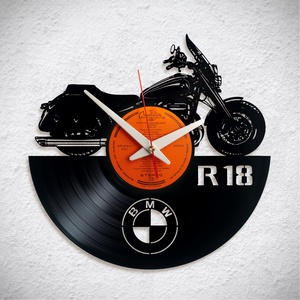 BMW R18 - Bakelit falióra, Otthon & Életmód, Dekoráció, Fali és függő dekoráció, Falióra & óra, Újrahasznosított alapanyagból készült termékek, MESKA