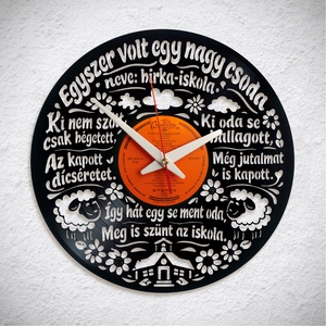 Weöres Sándor � Birka iskola - Bakelit falióra - Meska.hu