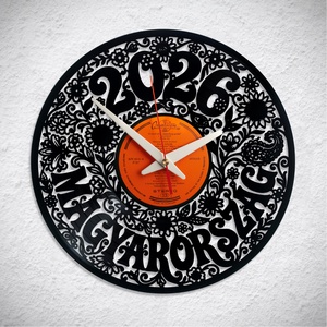 MAGYARORSZÁG 2026 � Hungary - Bakelit falióra, Otthon & Életmód, Dekoráció, Fali és függő dekoráció, Falióra & óra, Újrahasznosított alapanyagból készült termékek, MESKA