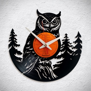 Bagoly madár - Bakelit falióra, Otthon & Életmód, Dekoráció, Fali és függő dekoráció, Falióra & óra, , MESKA