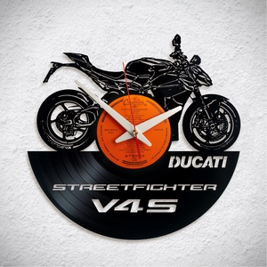 Ducati Streetfighter V4s � motorkerékpár - Bakelit falióra - Meska.hu