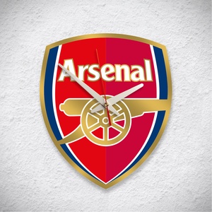 Arsenal FC - színes - Bakelit falióra - Meska.hu