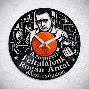 Nemzeti Feltaláló - Rogán Antal - Bakelit falióra - Meska.hu