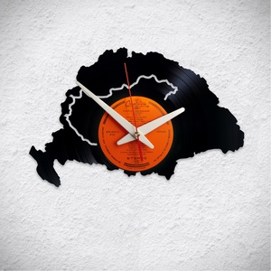 Nagy Magyarország - Trianon - Bakelit falióra - Meska.hu