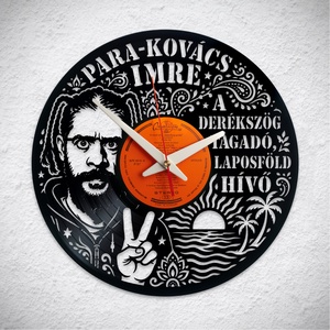 Hiánypótló! Korunk polihisztora Para-Kovács Imre - Bakelit falióra - Meska.hu