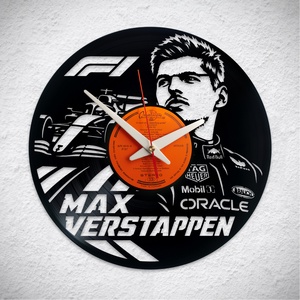 Max Verstappen F1 - Bakelit falióra - Meska.hu