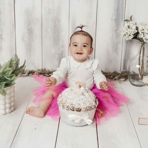 Cupcake torta/fotózási kellék rendelhető. - ruha & divat - babaruha & gyerekruha - babafotózási ruha és kellék - Meska.hu
