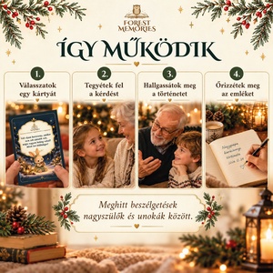 Karácsonyi beszélgetőkártyák nagyszülőknek és unokáknak � 20 nyomtatható kártya � Digitális PDF - játék & sport - táblajáték és kártyajáték - kártya - Meska.hu