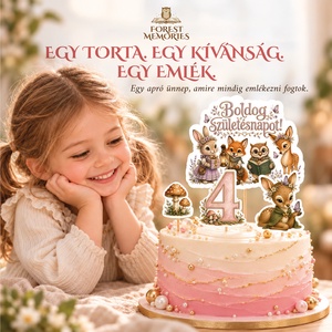 Születésnapi tortadísz szett � Nyomtatható számok 0�9-ig, erdei állatokkal � Digitális PDF - otthon & életmód - konyhafelszerelés, tálalás - sütés, főzés - sütidísz - Meska.hu