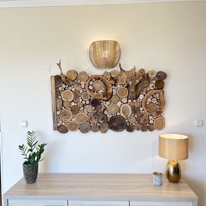 ForestWallDeco V (125 x 70 cm), Otthon & Életmód, Dekoráció, Fali és függő dekoráció, Falra akasztható dekor, Famegmunkálás, MESKA