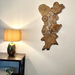 ForestWallDeco VII (40 x 90 cm), Otthon & Életmód, Dekoráció, Fali és függő dekoráció, Falra akasztható dekor, Famegmunkálás, MESKA