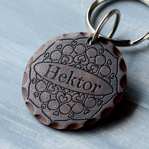 Mandala kutyabiléta (vörösréz) - otthon & életmód - kisállatoknak - kutyáknak - kutya biléta - Meska.hu