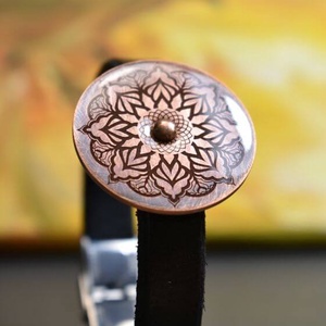 Harmónia mandala karkötő - ékszer - karkötő - karkötő medállal - Meska.hu