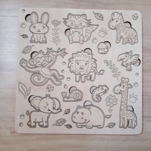 Állatos kirakó fából. - játék & sport - építőjáték - Meska.hu Állatos kirakó fából. - játék & sport - építőjáték - Meska.hu