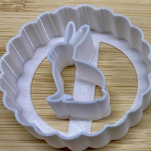 Nyuszis linzer sütikiszúró szett - otthon & életmód - konyhafelszerelés, tálalás - sütés, főzés - sütikiszúró - Meska.hu