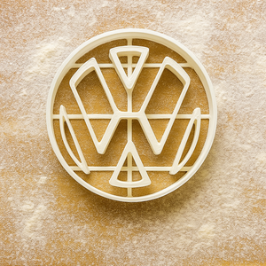 Volkswagen logo embléma sütikiszúró, Otthon & Életmód, Konyhafelszerelés, tálalás, Sütés, főzés, Sütikiszúró, Mindenmás, MESKA