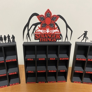 Stranger Things gyűjtői polc, Funk figura tartó - otthon & életmód - dekoráció - asztal és polc dekoráció - dekorációs tál, tartó - Meska.hu