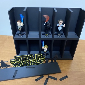 Star Wars gyűjtői polc, Funk figura tartó, kinder meglepetés - otthon & életmód - dekoráció - asztal és polc dekoráció - dekorációs tál, tartó - Meska.hu