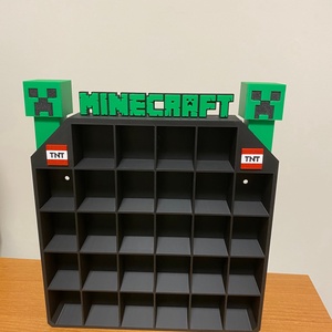 Minecraft Kinder Joy  gyűjtői polc, Funkó figura tartó, Otthon & Életmód, Dekoráció, Asztal és polc dekoráció, Dekorációs tál, tartó, Mindenmás, MESKA