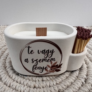 Szemem fénye gyertya, Otthon & Életmód, Gyertya, illat, aroma, Gyertya, Kerámia, MESKA