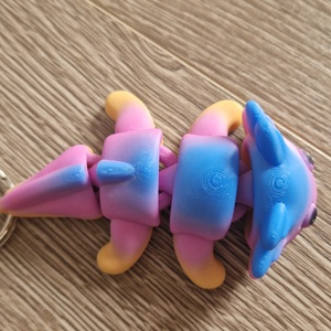 3D Axolotl kulcstartó - táska & tok - kulcstartó & táskadísz - kulcstartó - Meska.hu