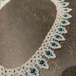 Leveles gyöngy nyaklánc, tászli - ékszer - nyaklánc - gyöngyös nyaklánc - Meska.hu