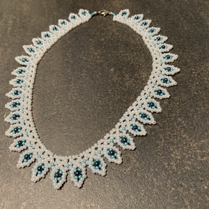 Leveles gyöngy nyaklánc, tászli - ékszer - nyaklánc - gyöngyös nyaklánc - Meska.hu