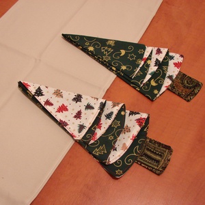 Fenyő alakú textil szalvéta - Meska.hu