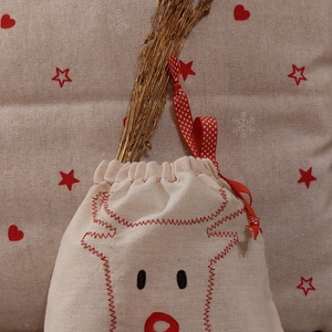 Mikulás zsák - karácsony - mikulás - mikulás zsák - Meska.hu