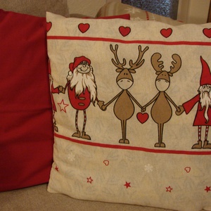 Karácsonyi párnahuzat - Meska.hu