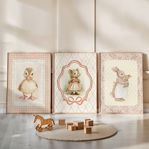 Mesekönyv ihletésű, romantikus vidéki babaszoba falikép kollekció � prémium nursery printek  - baba - mama - babaszoba dekoráció - babanév dekoráció - Meska.hu