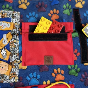 Matató fal  - játék & sport - készségfejlesztő és logikai játék - montessori szivárvány, waldorf játékok - Meska.hu