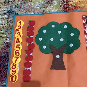 Számolást tanító szenzoros foglalkoztató tábla  - játék & sport - készségfejlesztő és logikai játék - oktató játékok - Meska.hu