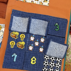 Számolást tanító szenzoros foglalkoztató tábla  - játék & sport - készségfejlesztő és logikai játék - oktató játékok - Meska.hu