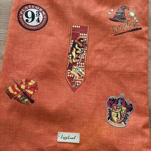 Kifordítható, kétoldalas Harry Potter ihlette vászontáska ��  - táska & tok - bevásárlás & shopper táska - shopper, textiltáska, szatyor - Meska.hu