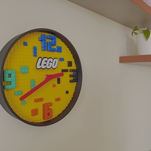 Lego stílusú falióra - otthon & életmód - dekoráció - fali és függő dekoráció - falióra & óra - Meska.hu
