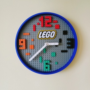 Lego stílusú falióra - Meska.hu