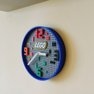 Lego stílusú falióra - otthon & életmód - dekoráció - fali és függő dekoráció - falióra & óra - Meska.hu
