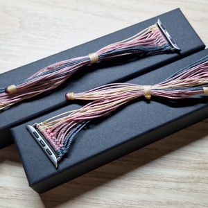 Apple Watch hand made szíj - ékszer - karóra és ékszeróra - óraszíj - Meska.hu