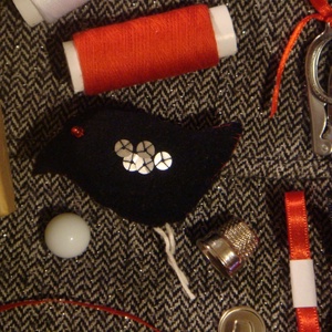 Pippi Varródoboz - Fekete-Vörös-Fehér -  - Meska.hu