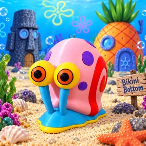  Vidám 3D nyomtatott csiga figura � - Meska.hu