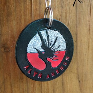 Darton szimbólumos kulcstartó - táska & tok - kulcstartó & táskadísz - kulcstartó - Meska.hu