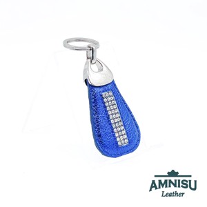 Metál királykék csepp alakú swarovski köves kulcstartó H6018, , , MESKA