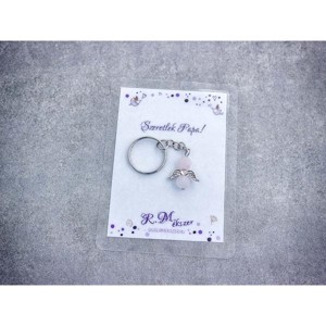 Szeretlek Papa kulcstartó rózsakvarccal, Táska & Tok, Kulcstartó & Táskadísz, Kulcstartó, , MESKA