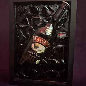 Baileys ír krémlikör epoxy képkeret - Meska.hu