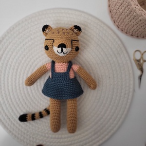 Horgolt Amigurumi Gepárd - Meska.hu