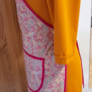 Kötény virágos - otthon & életmód - konyhafelszerelés, tálalás - konyhai textil - kötény - Meska.hu